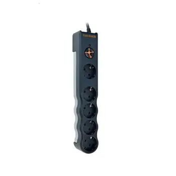 Tunçmatik TSK6136 Powersurge 5lı Siyah 1050 Joule