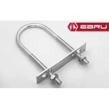 U Civata, Karşılık Demiri + Somunlu - M6x30 - 2 Set