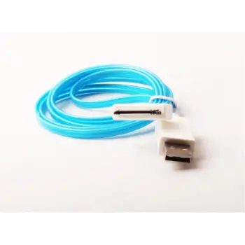 Vcom CU272FS Iphone 4 1mt Ledli Kablo Mavi (KDO)