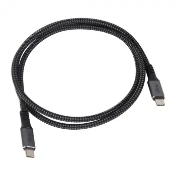 Vcom CU520M Type-C to Type-C 3m 20Gpbs (USB4) 90W 4K@60Hz Video Örgülü Şarj ve Data Kablosu