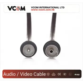 Vcom CV602-B 3mt Analog Siyah Tv Uzatma (KDO)