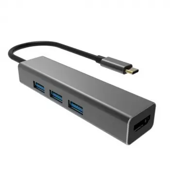 Vcom DH318 Type-C To Usb 3.0-3 Hdmi Çevirici (KDO)