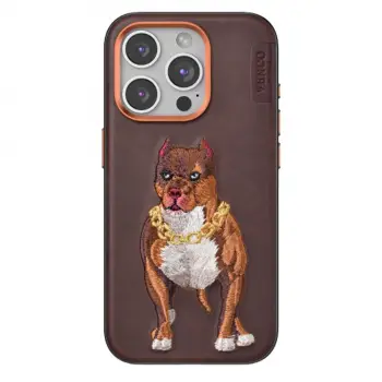 Venco  İphone 14 Pro Max Perma Desenli Kapak - Kahverengi
