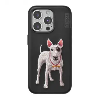 Venco  İphone 15 Pro Max Perma Desenli Kapak - Siyah