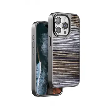 Venco  İphone 15 Pro Wave Kapak - Sarı