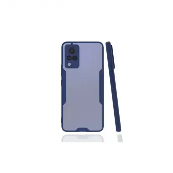Vivo V21 Kılıf Platin Silikon - Lacivert