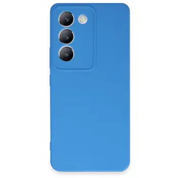 Vivo V30 Lite 4g Kılıf First Silikon - Mavi