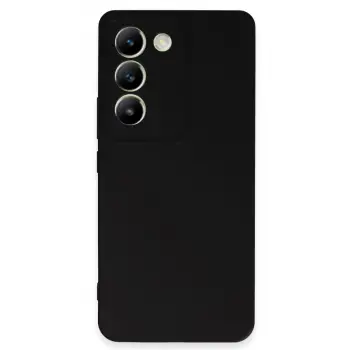 Vivo V30 Lite 4g Kılıf First Silikon - Siyah