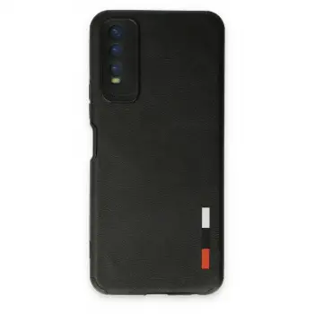 Vivo Y11s Kılıf Loop Deri Silikon - Siyah
