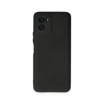 Vivo Y15s Kılıf First Silikon - Siyah