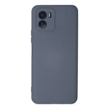 Vivo Y15s Kılıf Nano İçi Kadife Silikon - Gri