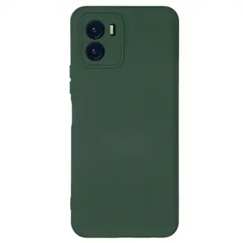 Vivo Y15s Kılıf Nano İçi Kadife Silikon - Koyu Yeşil