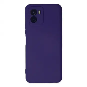 Vivo Y15s Kılıf Nano İçi Kadife Silikon - Mor