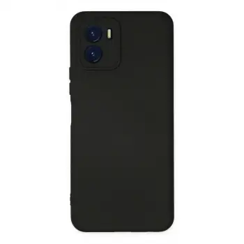 Vivo Y15s Kılıf Nano İçi Kadife Silikon - Siyah