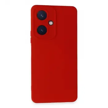 Vivo Y27 Kılıf Nano İçi Kadife Silikon - Kırmızı