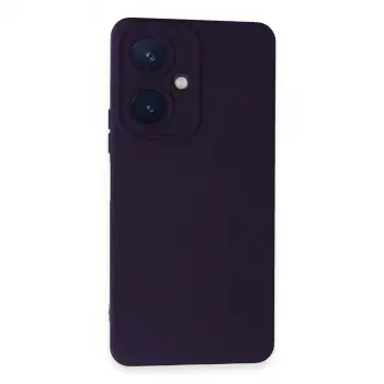 Vivo Y27 Kılıf Nano İçi Kadife Silikon - Mor