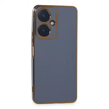 Vivo Y27 Kılıf Volet Silikon - Mavi