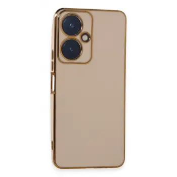 Vivo Y27 Kılıf Volet Silikon - Pembe