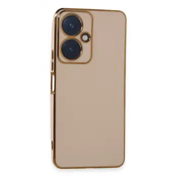 Vivo Y27 Kılıf Volet Silikon - Pembe