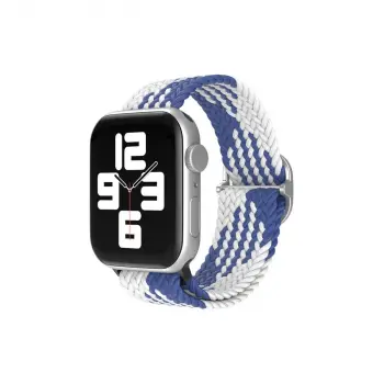 Watch 22mm  Kordon - Mavi-beyaz
