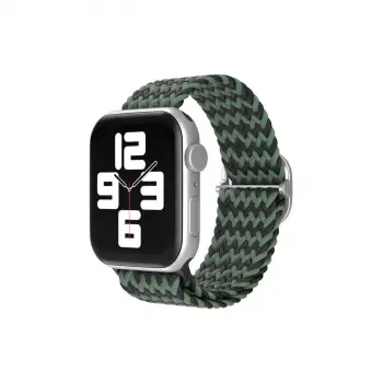 Watch 38mm  Kordon - Zigzag Yeşil-siyah