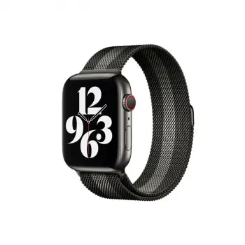 Watch 38mm Metal Mıknatıslı Kordon - Siyah-beyaz