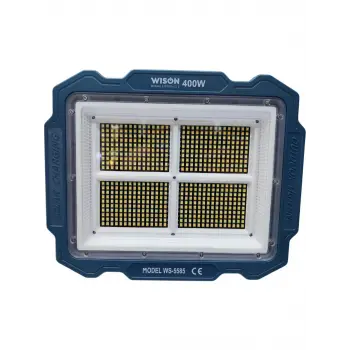 Wıson Ws-5585 Çok Fonksiyonlu 3 Solar Panelli 400w Spot Aydınlatma