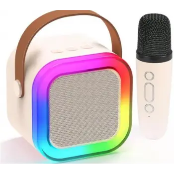 WowKids SY13 İki Mikrofonlu Pembe Karaoke Speaker