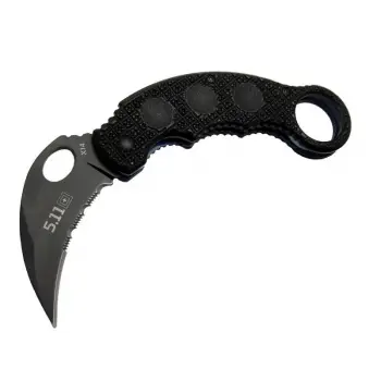 X14 5.11 Siyah Karambit Koleksiyon Çakı 16 Cm - Plastik Sap