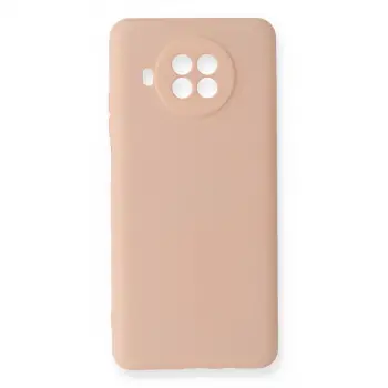 Xiaomi Mi 10t Lite Kılıf Nano İçi Kadife Silikon - Pudra