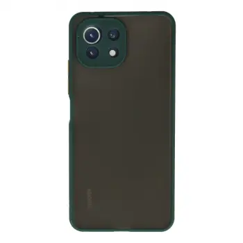Xiaomi Mi 11 Lite Kılıf Montreal Silikon Kapak - Yeşil