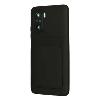 Xiaomi Mi 11i Kılıf Kelvin Kartvizitli Silikon - Siyah