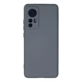 Xiaomi Mi 12 Kılıf Nano İçi Kadife Silikon - Gri