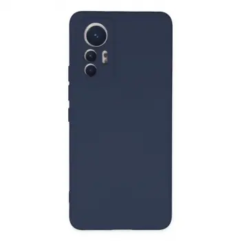 Xiaomi Mi 12 Lite Kılıf Nano İçi Kadife Silikon - Lacivert