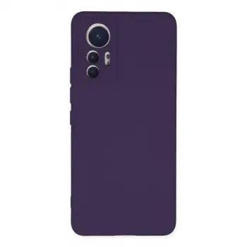 Xiaomi Mi 12 Lite Kılıf Nano İçi Kadife Silikon - Mor