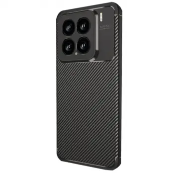 Xiaomi Mi 15 Kılıf Auto Focus Karbon Kapak - Siyah