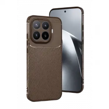 Xiaomi Mi 17t Pro Auto Focus Karbon Kapak - Kahverengi