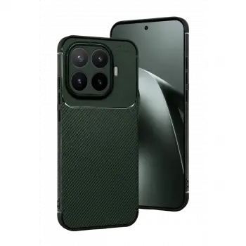 Xiaomi Mi 17t Pro Auto Focus Karbon Kapak - Koyu Yeşil