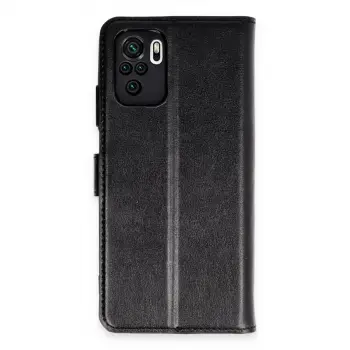 Xiaomi Mi Note 10 Trend S Plus Kapaklı Kılıf - Siyah