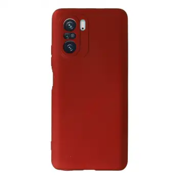 Xiaomi Poco F3 Kılıf First Silikon - Kırmızı