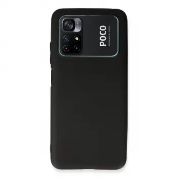 Xiaomi Poco M4 Pro 4g Kılıf First Silikon - Siyah