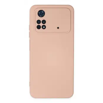 Xiaomi Poco M4 Pro 4g Kılıf Nano İçi Kadife Silikon - Pudra
