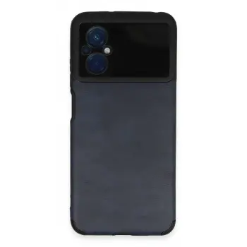 Xiaomi Poco M5 Kılıf Loop Deri Silikon - Lacivert
