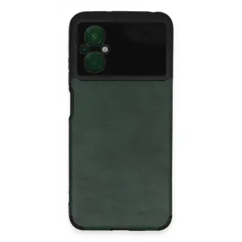 Xiaomi Poco M5 Kılıf Loop Deri Silikon - Yeşil