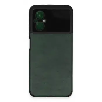 Xiaomi Poco M5 Kılıf Loop Deri Silikon - Yeşil
