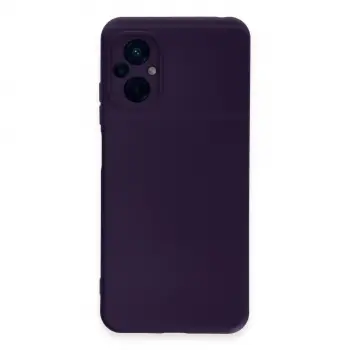 Xiaomi Poco M5 Kılıf Nano İçi Kadife Silikon - Mor