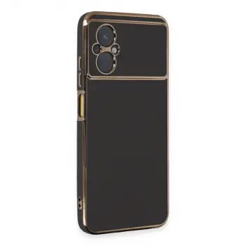 Xiaomi Poco M5 Kılıf Volet Silikon - Siyah