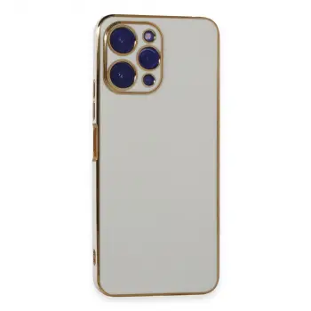 Xiaomi Poco M6 Pro 5g Kılıf Volet Silikon - Beyaz