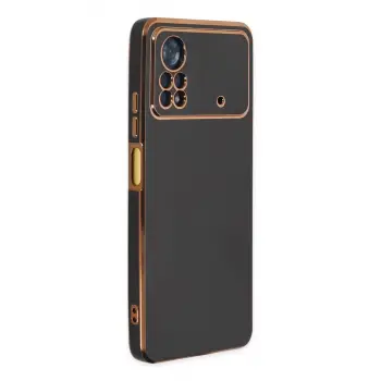 Xiaomi Poco X4 Pro 5g Kılıf Volet Silikon - Siyah