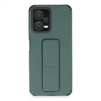 Xiaomi Poco X5 5g Kılıf Mega Standlı Silikon - Yeşil